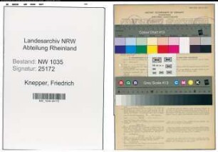 Entnazifizierung Friedrich Knepper , geb. 10.06.1898 (Steiger)