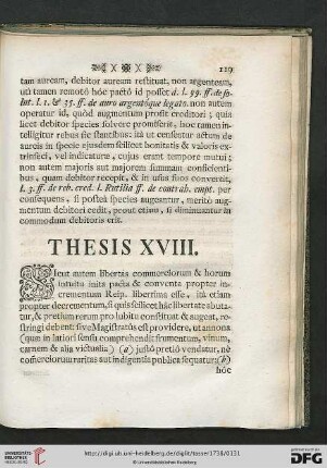 Thesis XVIII