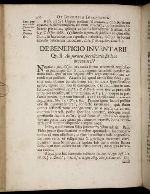 De Beneficio Inventarii.