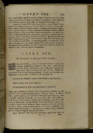 Caput XXXI. [-] Caput XXXVII.