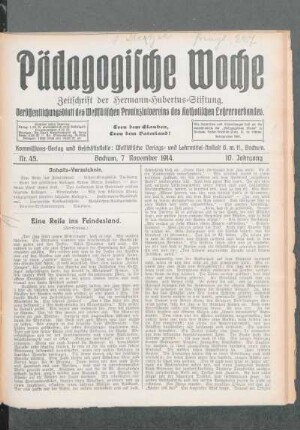 ¬Eine¬ Reise ins Feindesland : (Fortsetzung)