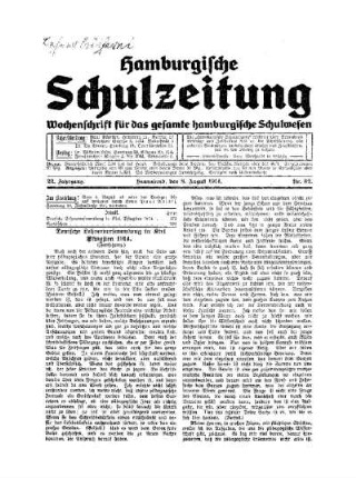 Deutsche Lehrerversammlung in Kiel Pfingsten 1914 : (Fortsetzung)