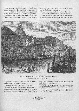 Die Stadtvogtei von der Fischerbrücke aus gesehen