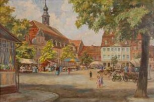 Frieda Boehr - Markt im Frühling