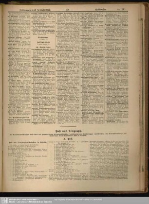 Post und Telegraph