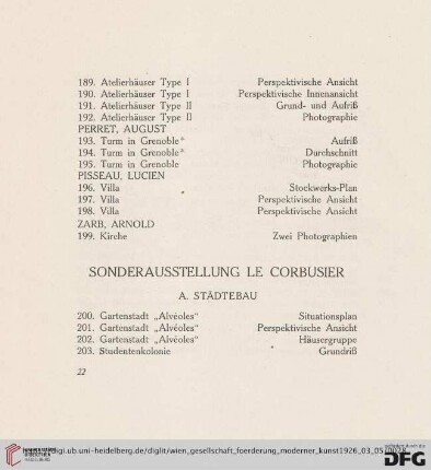 Sonderausstellung Le Corbusier
