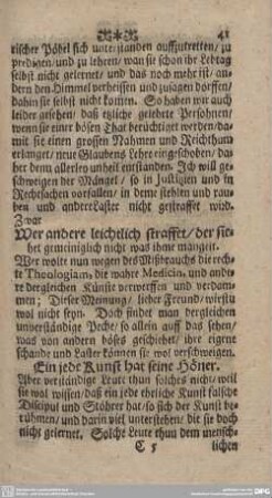 Wer andere leichtlich straffet/der siehet gemeiniglich nicht was ihme mangelt.