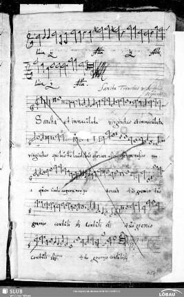 Sancta trinitas [gestrichen]