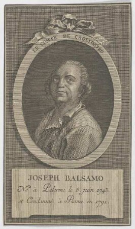 Bildnis des Alessandro di Cagliostro