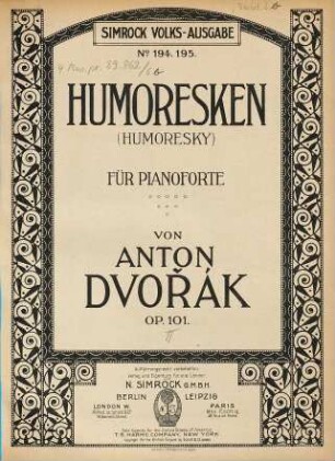 Humoresken : für Pianoforte ; op. 101, [2]