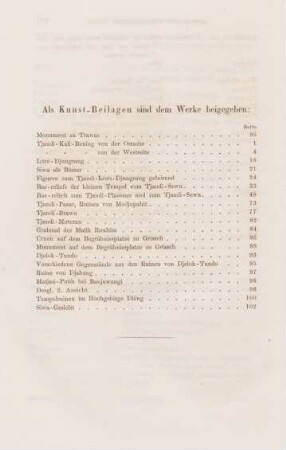 Als Kunst-Beilagen sind dem Werke beigegeben:
