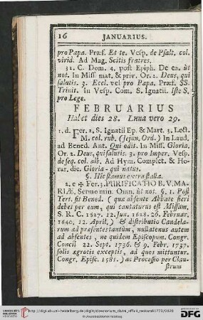 Februarius