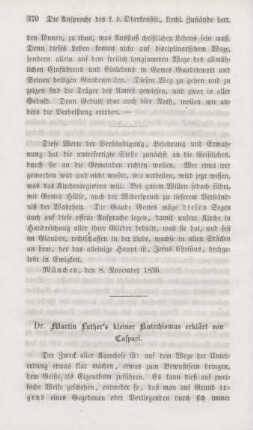 370-393 Dr. Martin Luther's kleiner Katechismus, erklärt von Caspari