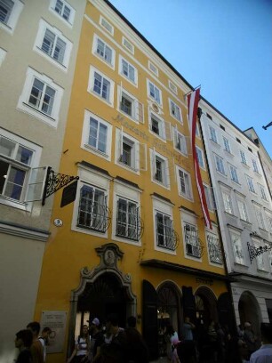Salzburg: Hagenauerhaus (Mozarts Geburtshaus)