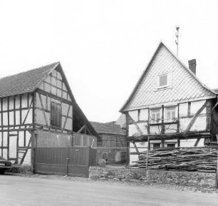Fachwerkwohnhaus; Ranstadt, Weidgasse 9