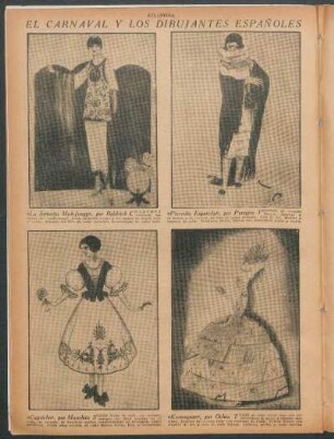 El carnaval y los dibujantes españoles