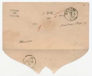 Humboldts Würdigung des Wirkens von Alfred Berg (vermutlich für eine Publikation gedacht) sowie Abschrift selbigen Schreibens von Unbekannt
