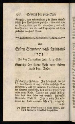 170-172, Andaechtige Zuhoerer. Ich habe sonst, bei jedem ...