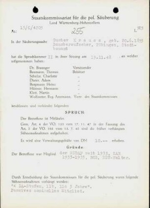 Krauss, Gustav