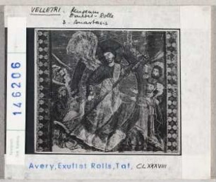 Velletri: Museo del Duomo: Exultet-Rolle, Anastasis