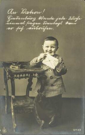 An Vatern! Hindenburg könnte jede Woche einmal siegen [...]
