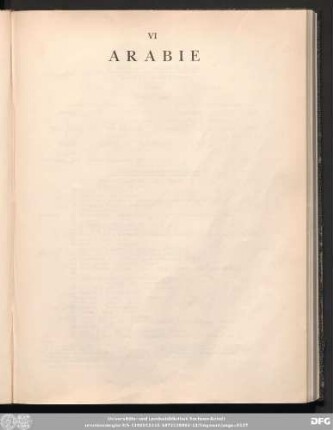 VI Arabie