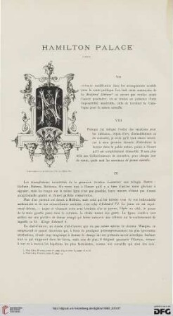 8: Hamilton Palace, [3]