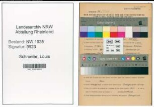 Entnazifizierung Louis Schroeter , geb. 13.03.1896 (Steiger)