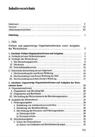 Inhaltsverzeichnis