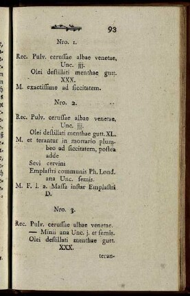 Nro. 1. - Nro. 9.