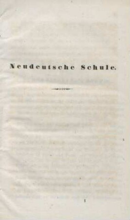 Neudeutsche Schule