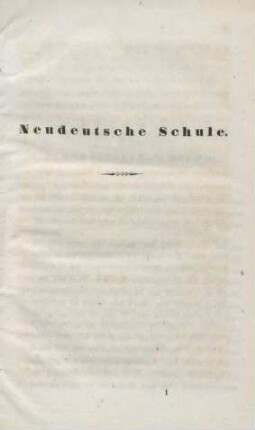 Neudeutsche Schule