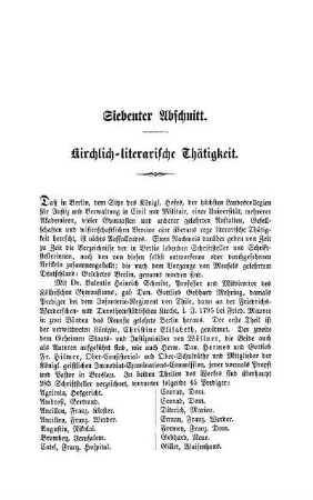 Siebenter Abschnitt. Kirchlich-literarische Thätigkeit