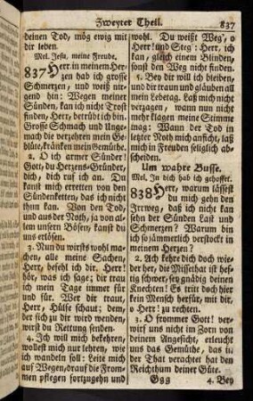 837-847, Um wahre Busse; ... (838 - 846)