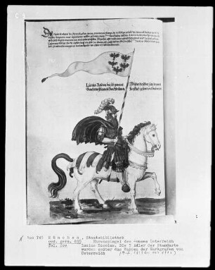 Ehrenspiegel des Hauses Österreich — Lucius Roscius, Folio 20verso