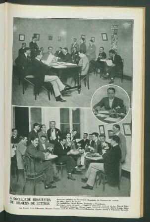A sociedade brasileira de homens de lettras