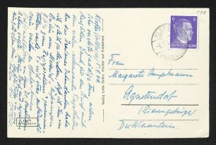 Brief von Carl F. W. Behl an Margarete Hauptmann
