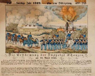 Die Schlacht bei Düppel (13.4.1849)