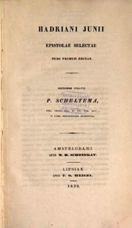 Epistolae selectae