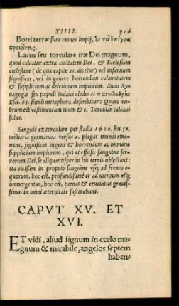Caput XV. Et XVI.