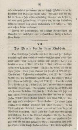 89-93 Der Verein der heiligen Kindheit