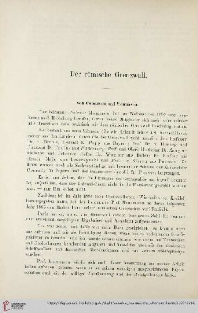 24: Der römische Grenzwall