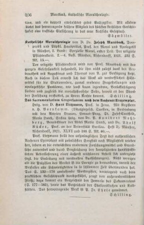 106 [Rezension] Das Sacramentarium Gregorianum
