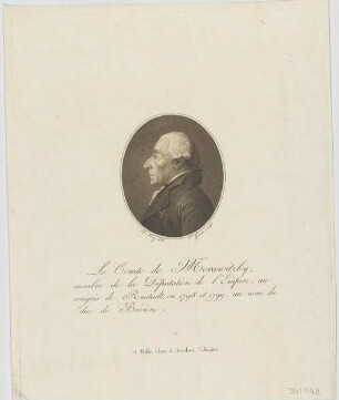 Bildnis des Comte de Morawitzky