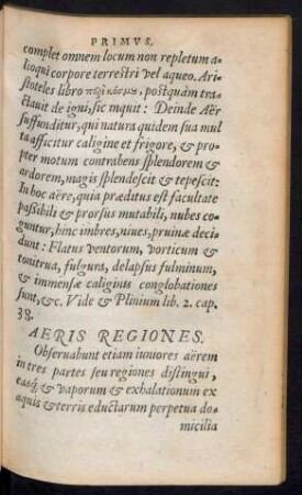 Aeris Regiones.