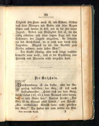 ¬Der¬ Geizhals