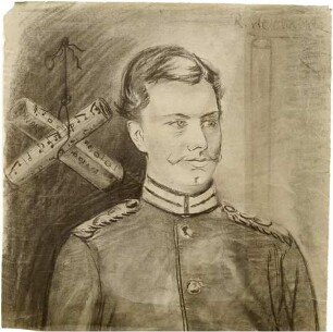 Kohlezeichnung Wilhelm Berger