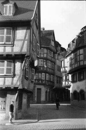 Colmar: Fachwerkhäuser am Kaufhaus