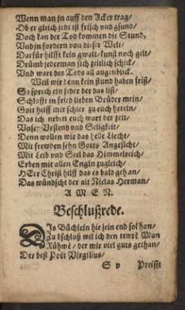 Beschlußrede.