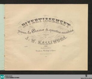 Divertissement pour le piano à quatre mains, Op. 28